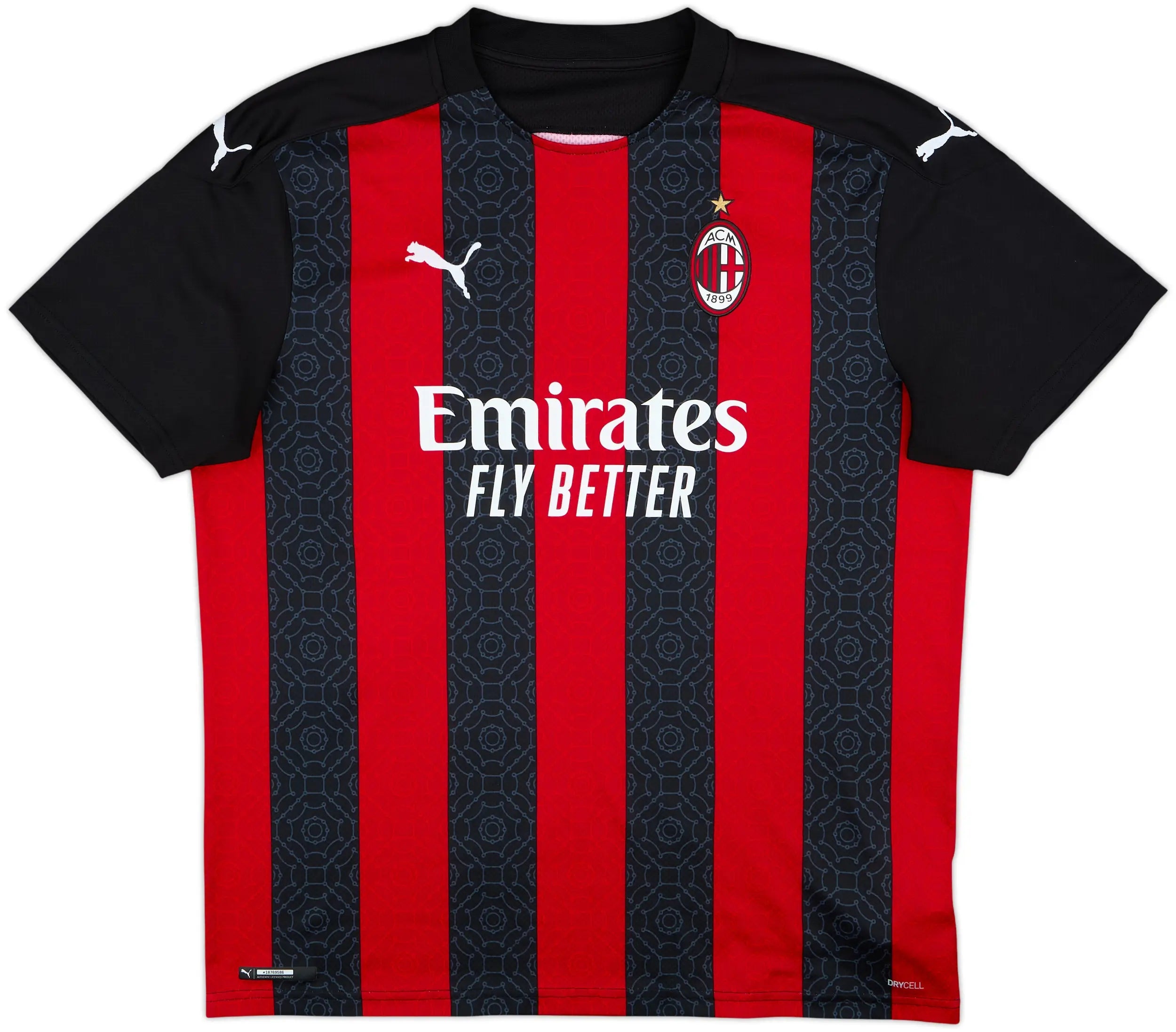 2020-21 AC Milan Home Shirt R.Leao #17